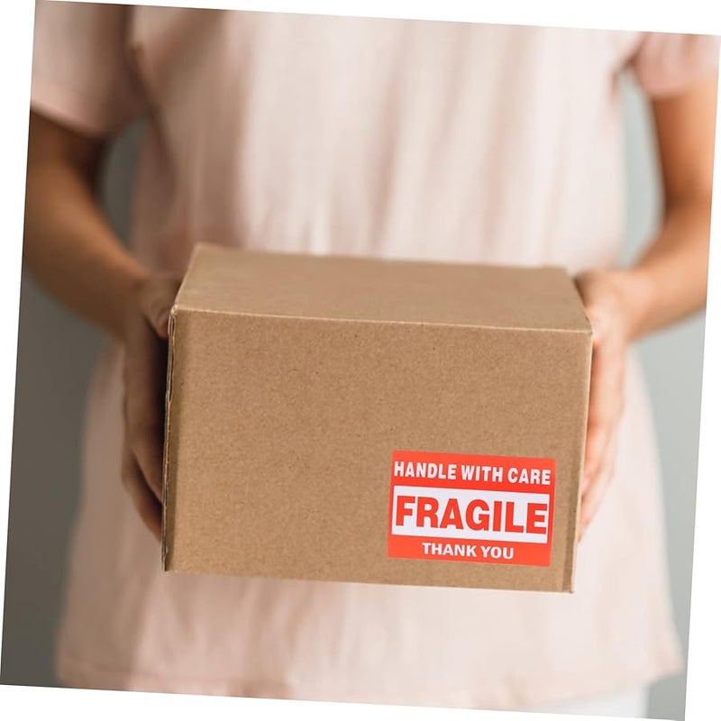 Fragile Warning Stickers 1 Roll Strong Adhesive for Shipping and Packing - Image 3